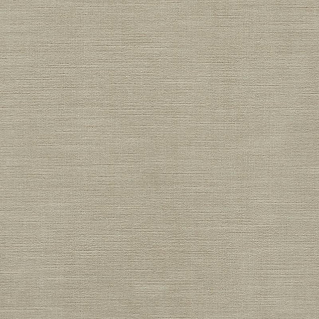 Schumacher Antique Linen Velvet Ii Stone Fabric