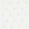 Schumacher Button Flower Sheer Ivory Fabric