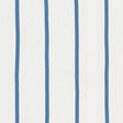 Schumacher Stripe Appliqu Sheer Blue Fabric