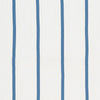 Schumacher Stripe Appliqu Sheer Blue Fabric