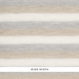 Schumacher Horizon Casement Dune & Grey Fabric