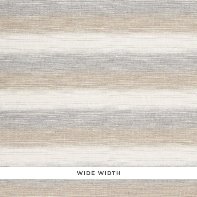 Schumacher Horizon Casement Dune & Grey Fabric