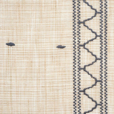 Schumacher Bhuttis Sheer Natural Fabric