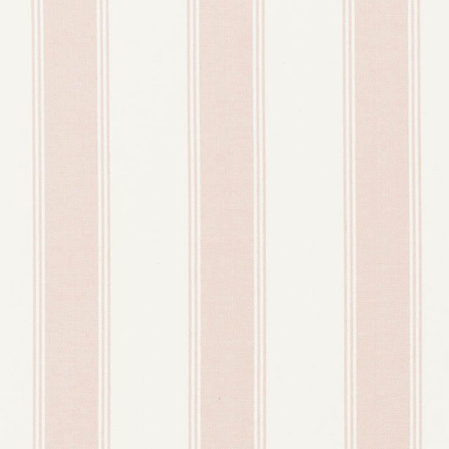Schumacher Rafe Stripe Quiet Pink Fabric