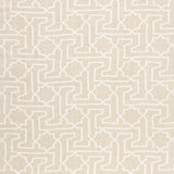 Schumacher Arabesque Maze Sheer Natural Fabric