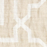 Schumacher Arabesque Maze Sheer Natural Fabric