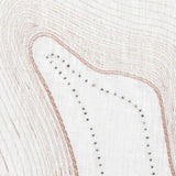 Schumacher Topo Beaded Sheer Blush Fabric