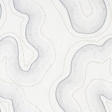 Schumacher Topo Beaded Sheer Slate Fabric