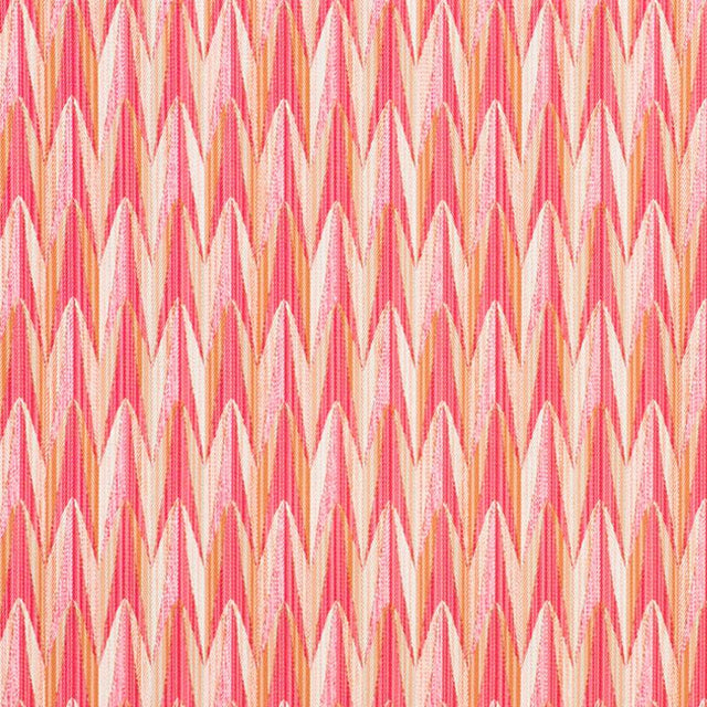 Schumacher Verdant Indoor/Outdoor Pink & Orange Fabric