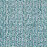 Schumacher Diamond Strie Indoor/Outdoor Peacock Fabric