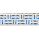 Schumacher Blue Brickell Tape Indoor/Outdoor