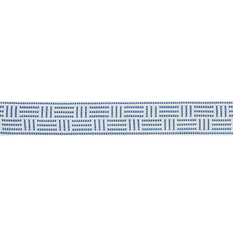 Schumacher Blue Brickell Tape Indoor/Outdoor
