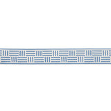 Schumacher Blue Brickell Tape Indoor/Outdoor