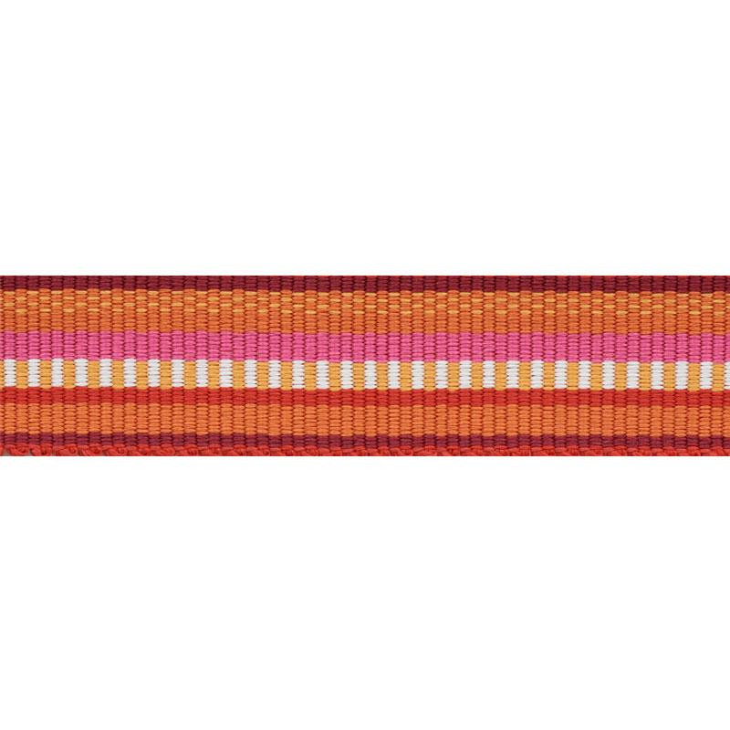 Schumacher Primavera Tape Narrow Berry Trim