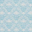Schumacher Hendrix Embroidery Blue Fabric