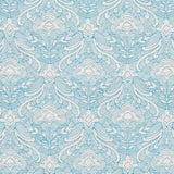 Schumacher Hendrix Embroidery Blue Fabric