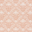 Schumacher Hendrix Embroidery Orange Fabric