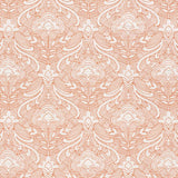 Schumacher Hendrix Embroidery Orange Fabric