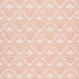 Schumacher Hendrix Embroidery Orange Fabric