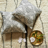 Schumacher Hendrix Embroidery Orange Fabric