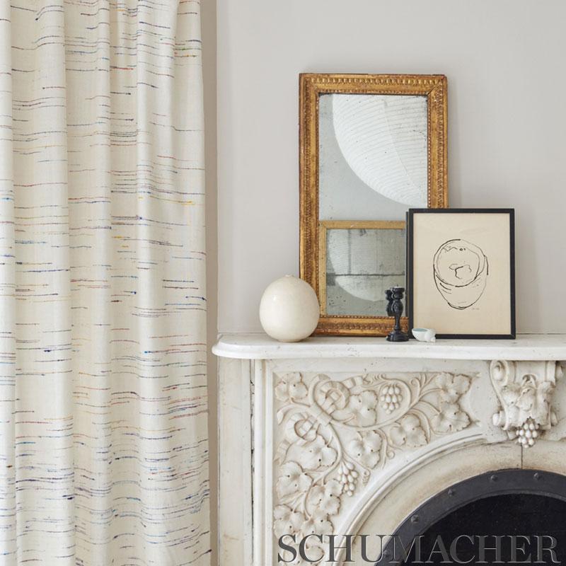 Schumacher San Leandro Matka Multi Fabric