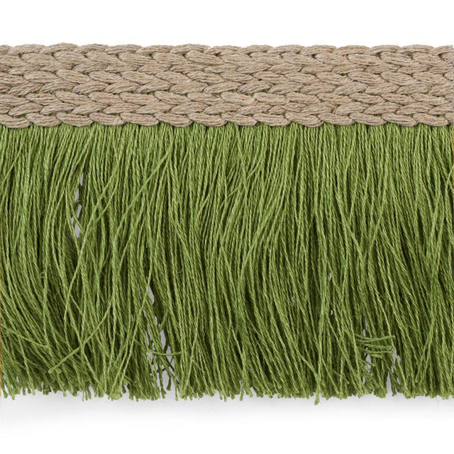 Schumacher Leaf Braided Linen Fringe
