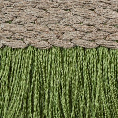 Schumacher Leaf Braided Linen Fringe