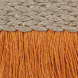 Schumacher Orange Braided Linen Fringe