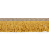 Schumacher Gold Braided Linen Fringe