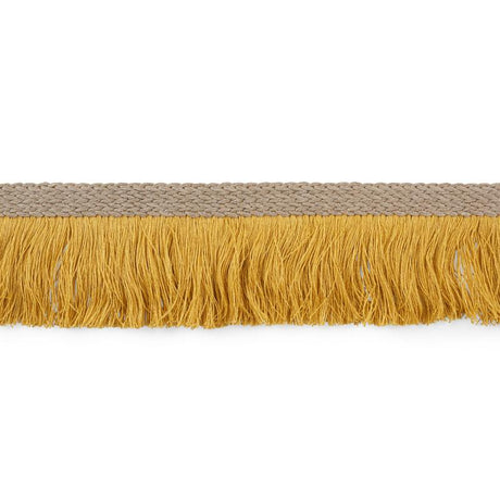 Schumacher Gold Braided Linen Fringe
