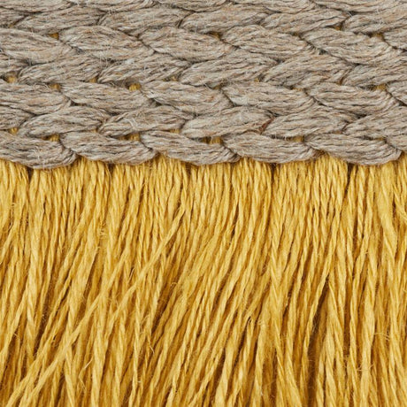 Schumacher Braided Linen Fringe Gold Trim