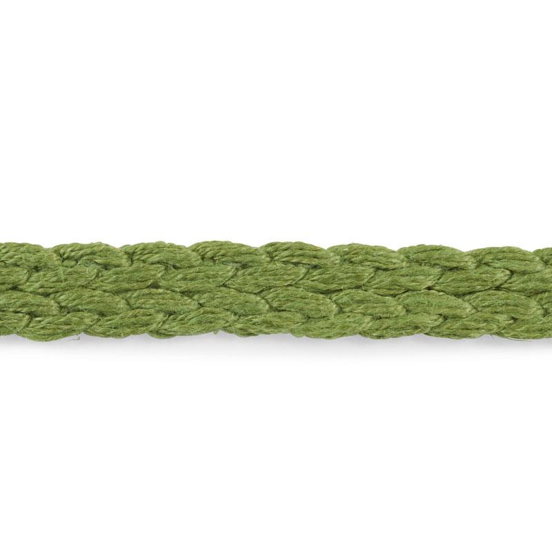 Schumacher Leaf Braided Linen Tape Narrow