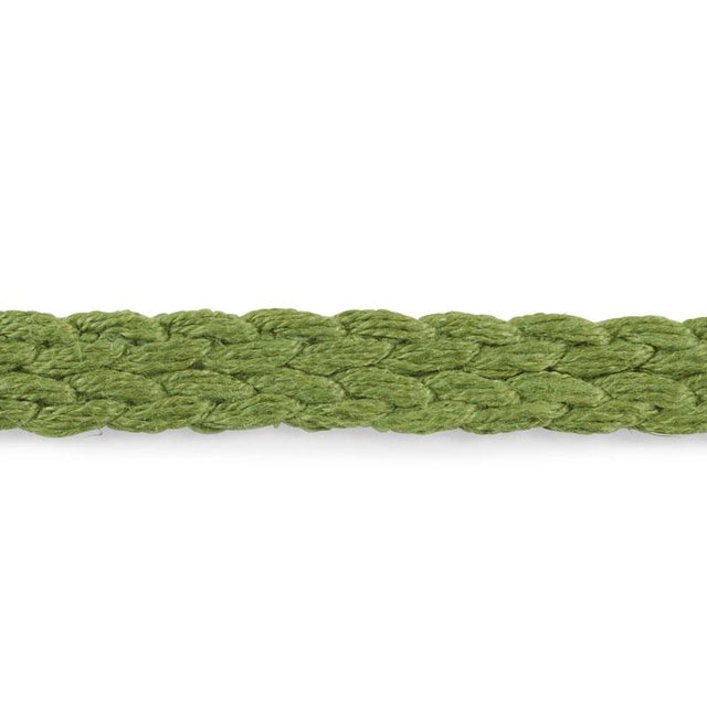 Schumacher Leaf Braided Linen Tape Narrow