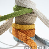 Schumacher Braided Linen Tape Narrow Leaf Trim