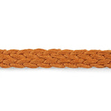 Schumacher Orange Braided Linen Tape Narrow