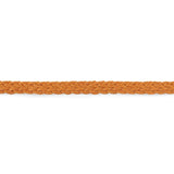 Schumacher Orange Braided Linen Tape Narrow