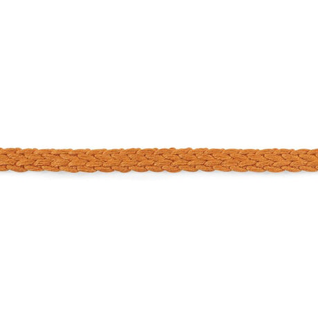 Schumacher Orange Braided Linen Tape Narrow