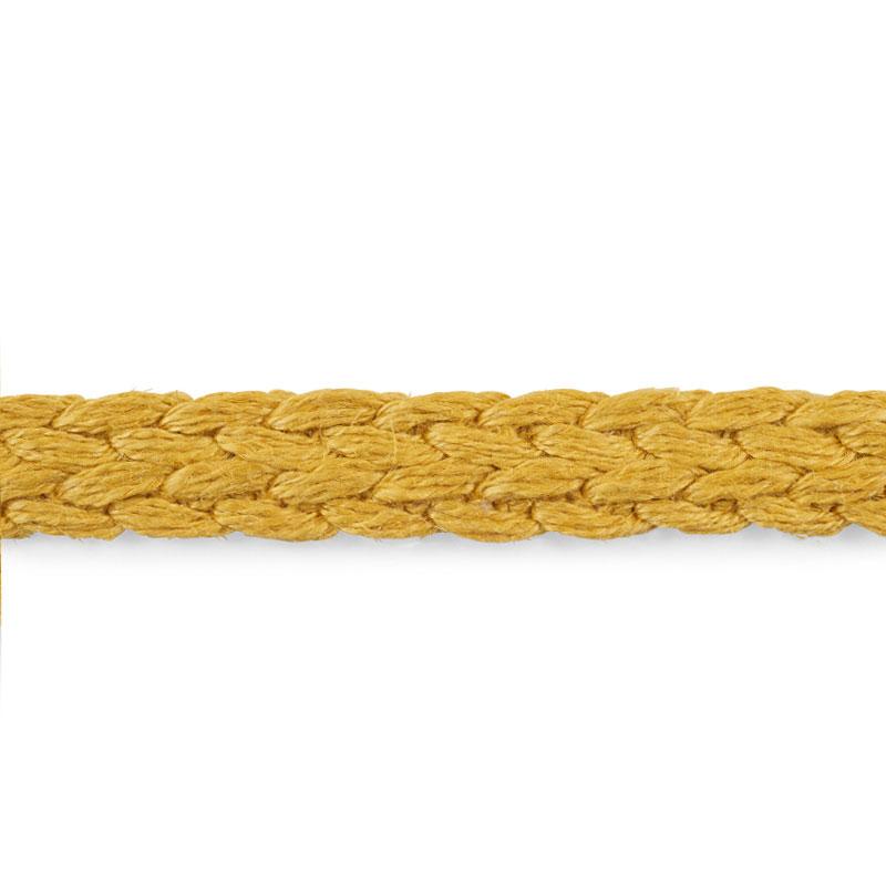 Schumacher Gold Braided Linen Tape Narrow