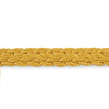 Schumacher Gold Braided Linen Tape Narrow