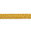 Schumacher Gold Braided Linen Tape Narrow