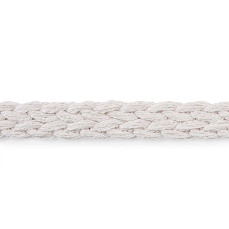 Schumacher Ivory Braided Linen Tape Narrow