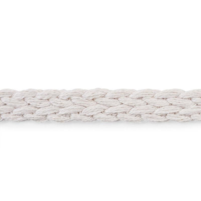 Schumacher Ivory Braided Linen Tape Narrow