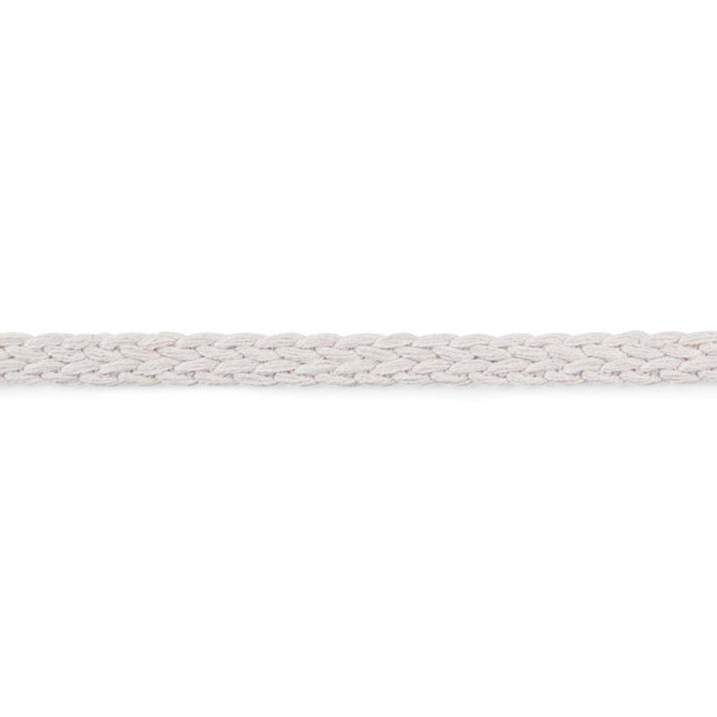 Schumacher Ivory Braided Linen Tape Narrow