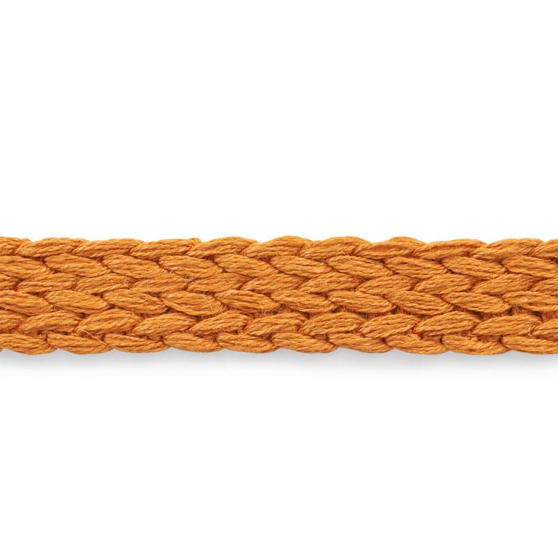 Schumacher Orange Braided Linen Tape Medium