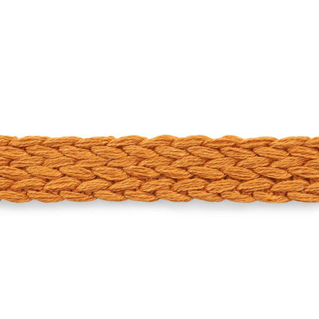 Schumacher Orange Braided Linen Tape Medium