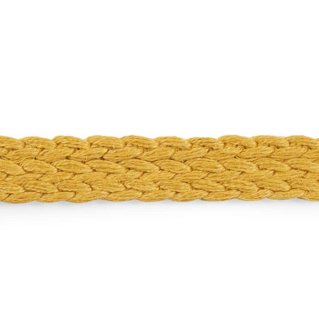 Schumacher Gold Braided Linen Tape Medium