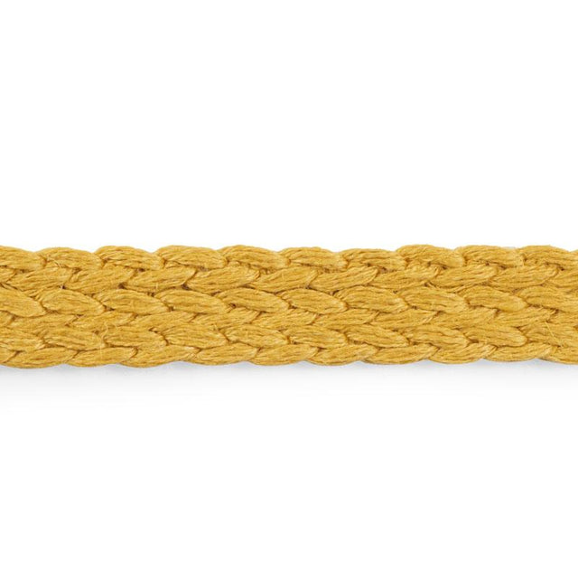 Schumacher Gold Braided Linen Tape Medium