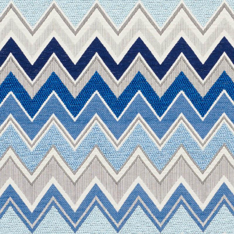 Schumacher Zenyatta Mondatta Ii Blue Fabric