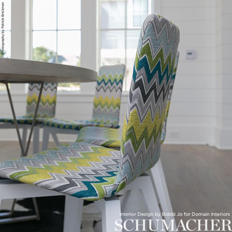 Schumacher Zenyatta Mondatta Ii Viridian Fabric