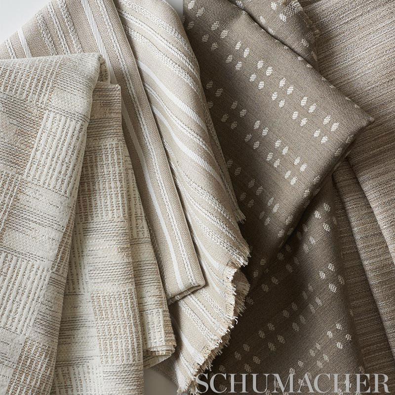 Schumacher Carmet Indoor/Outdoor Carbon Fabric